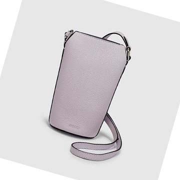 Women's Ecco Textureblock Pot Bags Purple | SG 295RVD